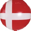 Pynt & Festudstyr|Dannebrogsflag folieballon Ø 45 cm