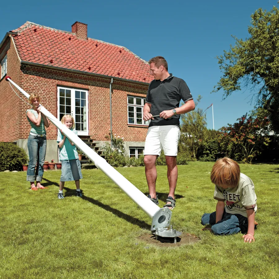Dano Mast Flag & Flagstænger|flagstang 6 meter m/vippebeslag