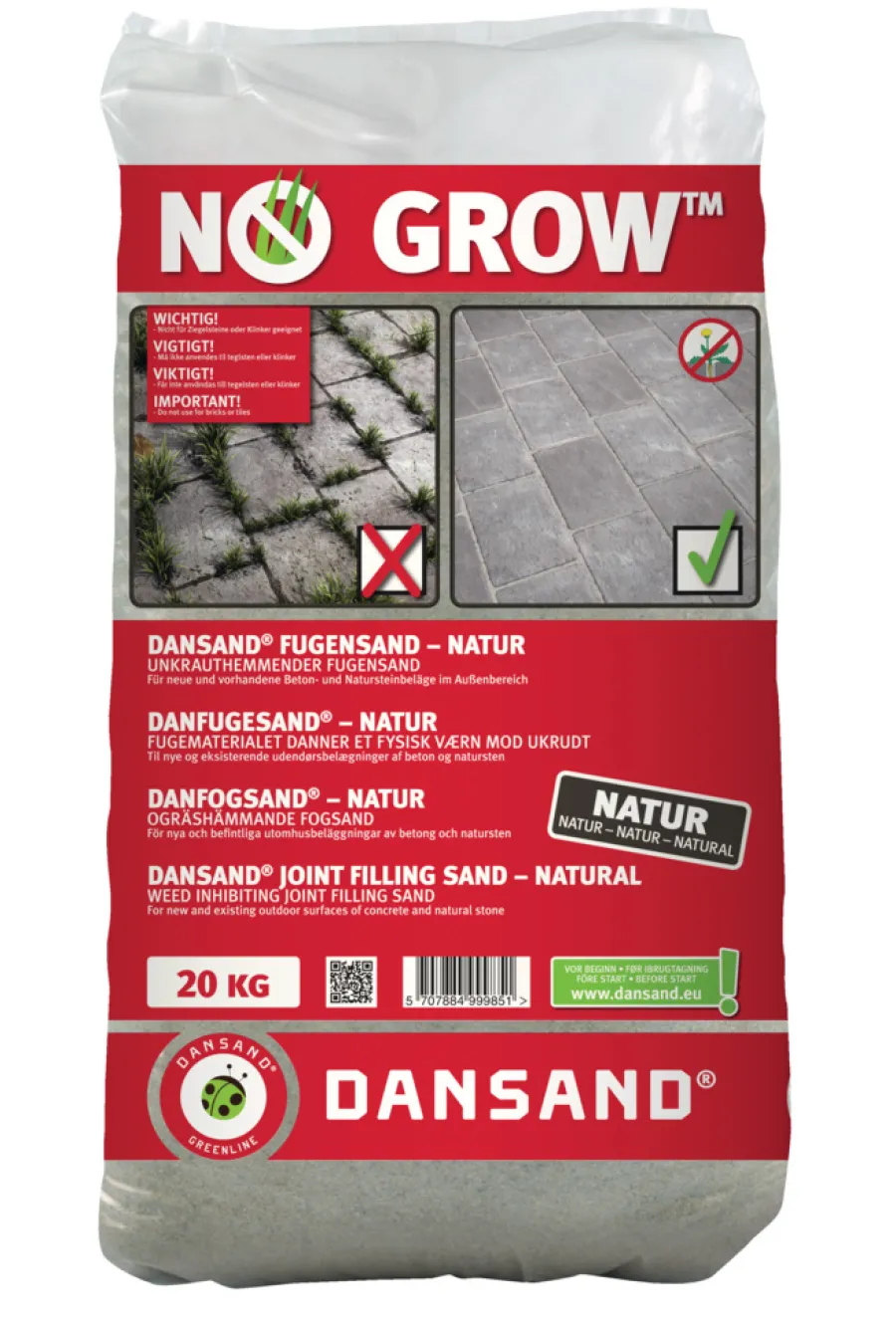 Dansand Sand & Grus|fugesand - 20 kg