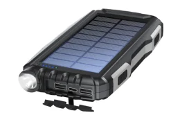 Denver Lyd & Tilbehør Til Mobiltelefoner|Campingudstyr|PSO-20010MK2 Solar Powerbank