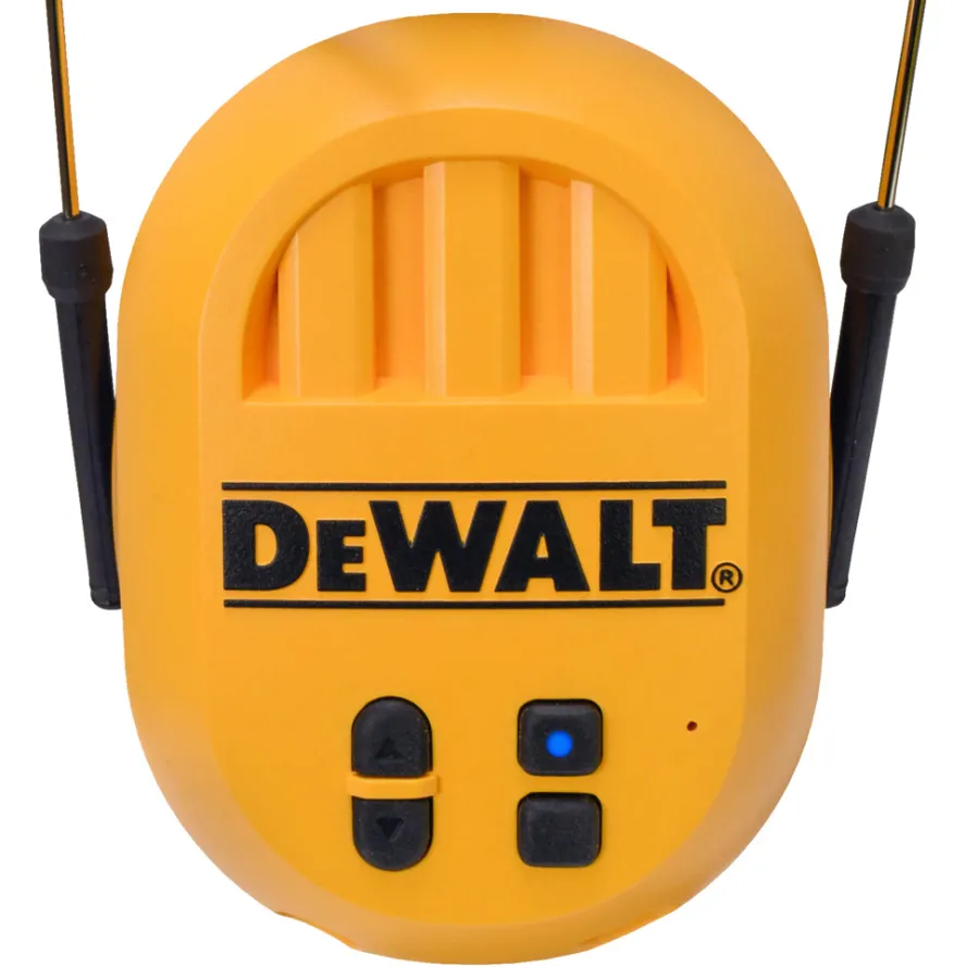 Dewalt Sikkerhedsudstyr|høreværn med Bluetooth sort/gul