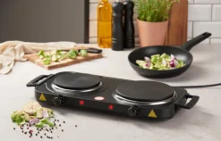 DAY Køkkenudstyr|Dobbelt kogeplade Ø15/Ø18 2500 W -