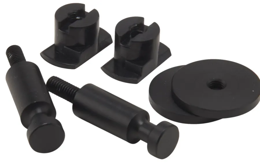 FibroTech Knager & Knagerækker|Akustikpaneler & Tilbehør|Dots knager til akustikpaneler 4,5 x 2,4 cm 2 stk. Sort