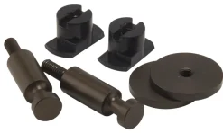 FibroTech Knager & Knagerækker|Akustikpaneler & Tilbehør|Dots knager til akustikpaneler 4,5 x 2,4 cm 2 stk. Bruneret stål