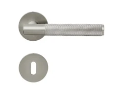 Homefixer Dørhåndtag & Nøglecylindre|Dørgreb 13,5 cm mat satin nikkel -