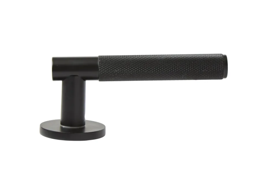 Homefixer Dørhåndtag & Nøglecylindre|Dørgreb 13,5 cm mat sort -