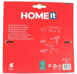 HOME it Dørhåndtag & Nøglecylindre|Dørgrebssæt til hoveddør/yderdør rustfrit stål
