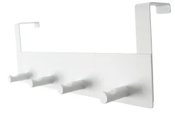HOME it Knager & Knagerækker|Tøjstativer & Garderobeindretning|Dørknagerække hvid stål 32 cm