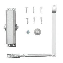 Dør- & Vinduesbeslag|Dørlukker til 25-45 kg døre Grå aluminium