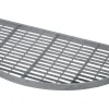 Dørmåtter|Dørrist galvaniseret stål halvmåne 80 x 40 cm