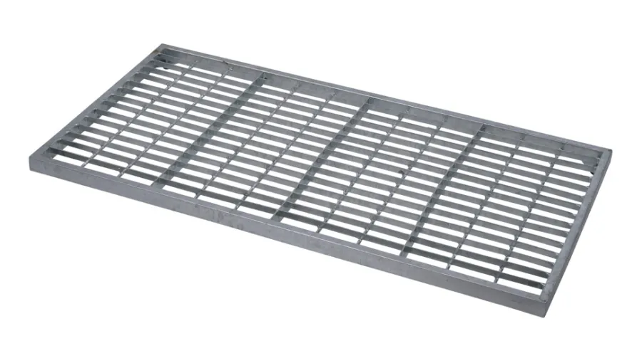 Dørmåtter|Dørrist galvaniseret stål 80 x 40 cm