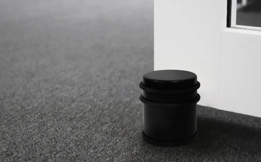 HOME it Dørstoppere|Dørstopper fritstående Ø62 x 75 mm matsort