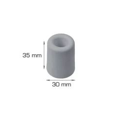 HOME it Dørstoppere|Dørstopper gummi Ø30 x H35 mm