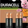 Duracell Genopladelige Batterier|genopladelige batterier AAA 4-pk.