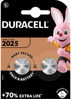 Duracell Knapcellebatterier|knapcellebatteri 2025 2-pk.