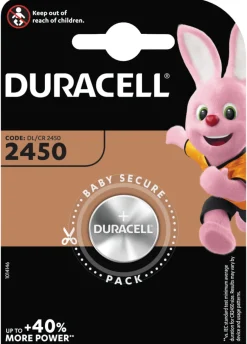 Duracell Knapcellebatterier|knapcellebatteri 2450 1-pk.