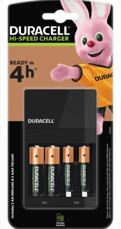 Duracell Genopladelige Batterier|oplader til AA- og AAA-batterier