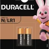 Duracell Batterier|Security N/LR1 alkaline batterier 2-pk.