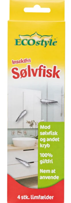ECOstyle Fælder|Insektmidler|InsektFri Sølvfisk limfælde 4 stk.