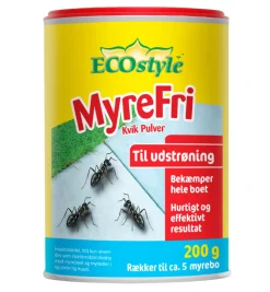 ECOstyle Insektmidler|MyreFri Kvik Pulver til udstrøning 200 g