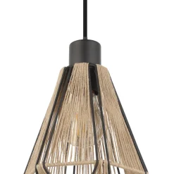 Eglo Loftlamper|Adwickle langbordspendel natur/sort L87 x H110 cm