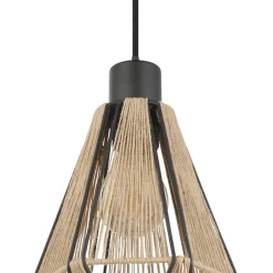 Eglo Loftlamper|Adwickle pendel Ø14,5 cm natur/sort