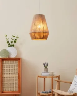Eglo Loftlamper|Alderney pendel Ø30 cm natur/sort