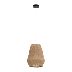 Eglo Loftlamper|Alderney pendel Ø30 cm natur/sort