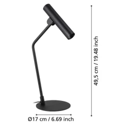 Eglo Bordlamper|Almudaina bordlampe LED Sort