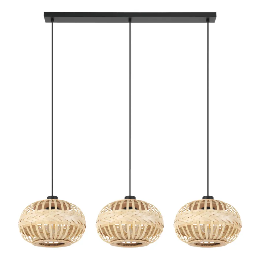 Eglo Loftlamper|Amsfield langbordspendel natur L96 x H110 cm