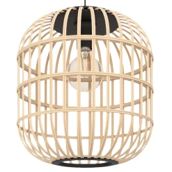 Eglo Loftlamper|Bordesley pendel Ø35 cm /sort Bambus