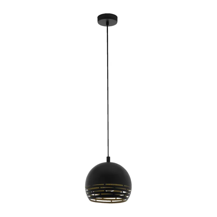 Eglo Loftlamper|Camastra pendel Ø22,5 cm sort/guld