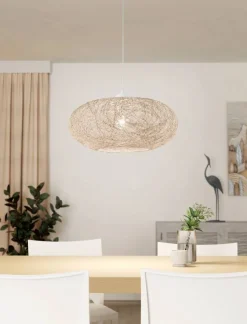 Eglo Loftlamper|Campilo pendel beige Ø45 cm