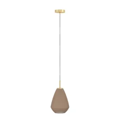 Eglo Loftlamper|Caprarola pendel sand/messingfinish Ø20 cm