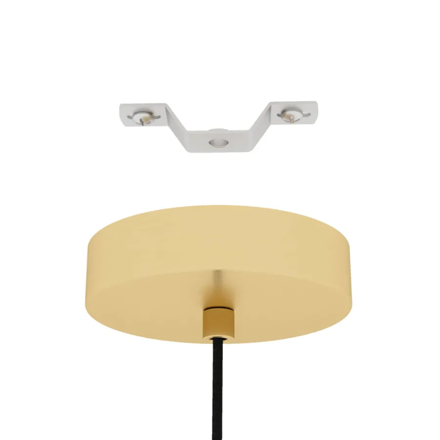 Eglo Loftlamper|Caprarola pendel sand/messingfinish Ø20 cm