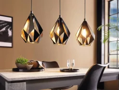 Eglo Loftlamper|Carlton langbordspendel sort 80,5 x 110 cm