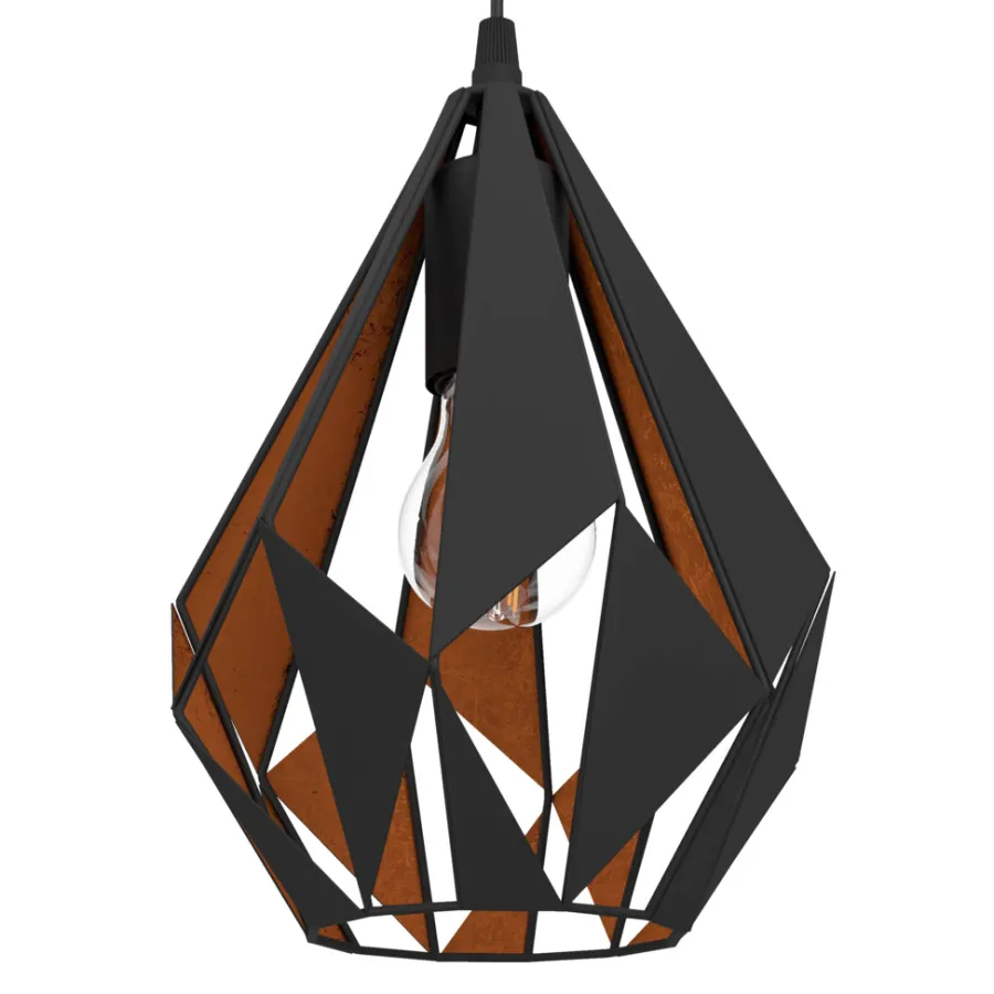 Eglo Loftlamper|Carlton langbordspendel sort 80,5 x 110 cm