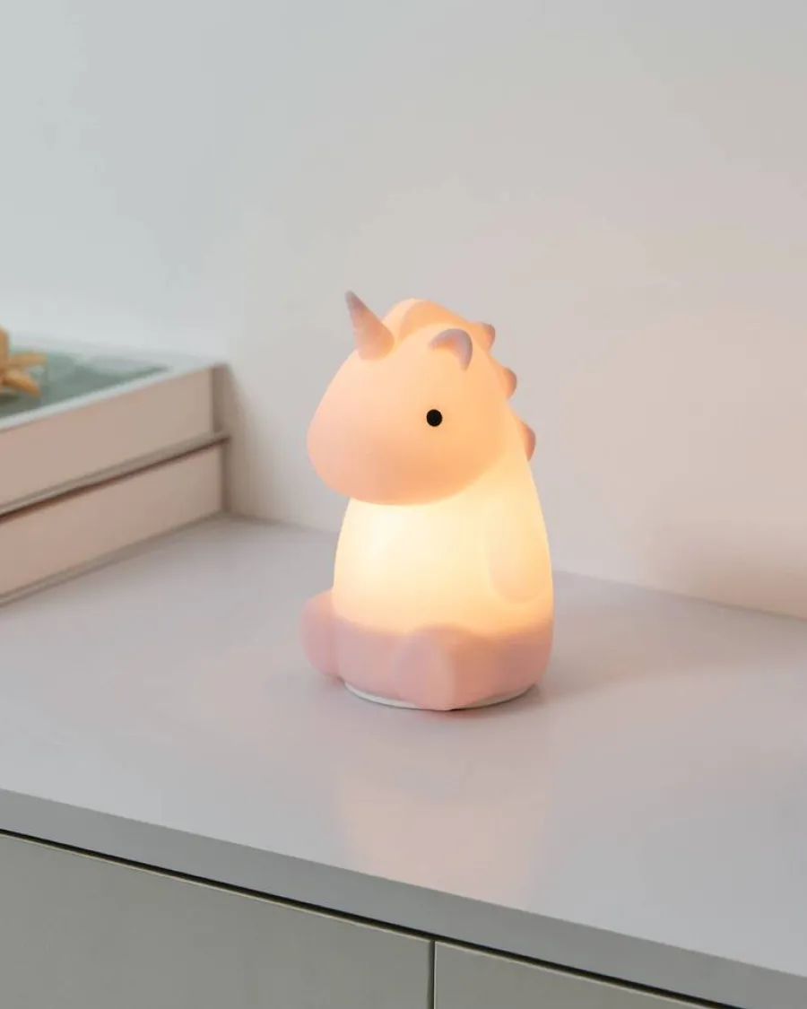 Eglo Bordlamper|Castellino bordlampe enhjørning genopladelig Pink