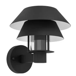 Eglo Udendørslamper|Chiappera væglampe Ø22 cm Sort/hvid