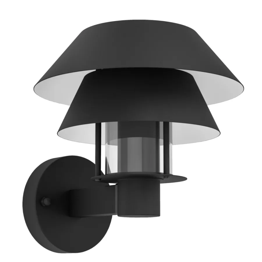 Eglo Udendørslamper|Chiappera væglampe Ø22 cm Sort/hvid