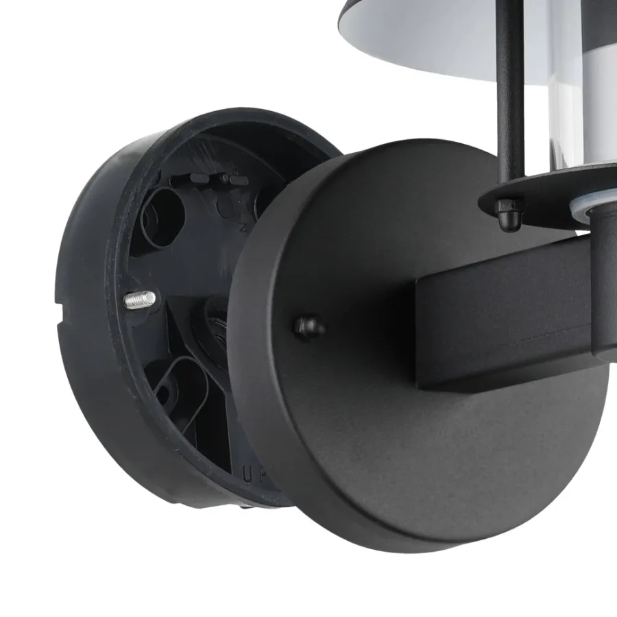 Eglo Udendørslamper|Chiappera væglampe Ø22 cm Sort/hvid