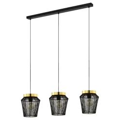 Eglo Loftlamper|Escandidos langbordspendel sort/guld