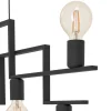 Eglo Loftlamper|Fembard langbordspendel sort