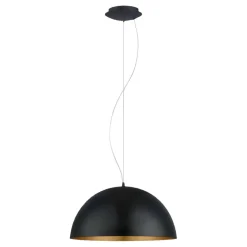 Eglo Loftlamper|Gaetano 1 pendel Ø53 cm Sort/guld