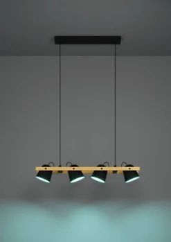 Eglo Loftlamper|Hornwood-Z langbordspendel Sort/brun