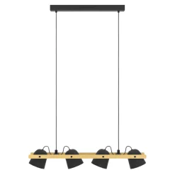 Eglo Loftlamper|Hornwood-Z langbordspendel Sort/brun