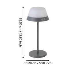 Eglo Udendørslamper|Bordlamper|Meggiano bordlampe genopladelig Grå