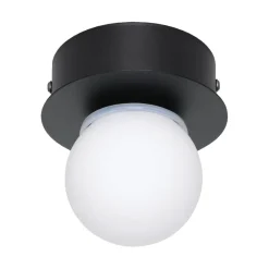 Eglo Loftlamper|Mosiano loft- og væglampe sort/hvid Ø11 cm
