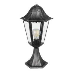 Eglo Udendørslamper|Navedo udendørslampe sort/sølv 47 cm Sort og sølv