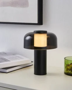 Eglo Udendørslamper|Bordlamper|Ponente bordlampe Ø16 cm genopladelig Sort